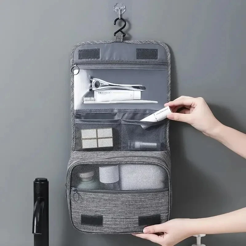 Travel Organizer Men - Wodoodporna kosmetyczka podróżna Oxford, przenośny, wiszący